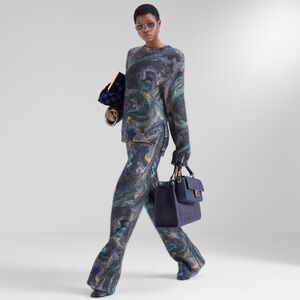 FENDI BOTTOMS-KNIT FABRIC